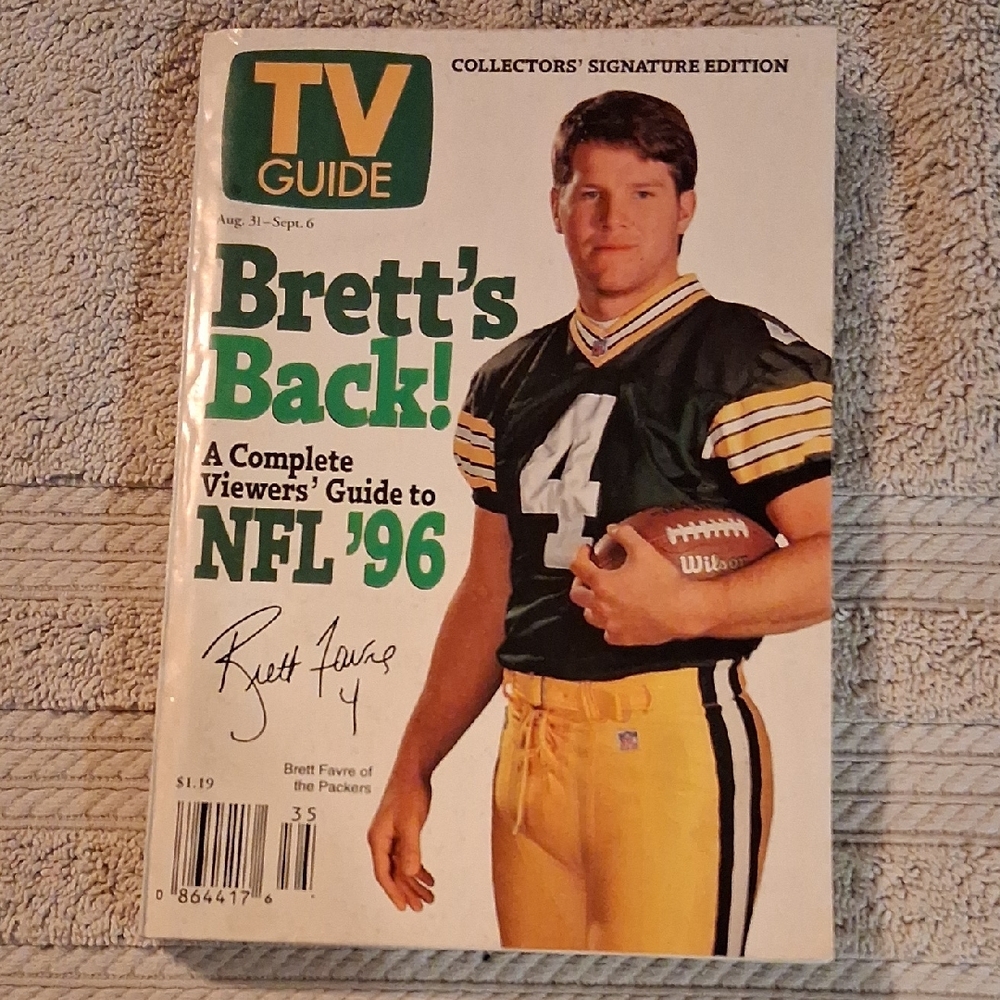 Green and Yellow NFL '96 Art Print